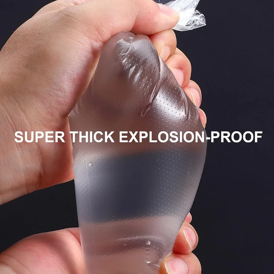 أكياس الأنابيب القابل للتصرف 12 Ih 150 قطعة أكياس المعجنات شديدة التحمل مضادة للانفجار مع تصميم نونسليب للثلج والصقيع والطهي