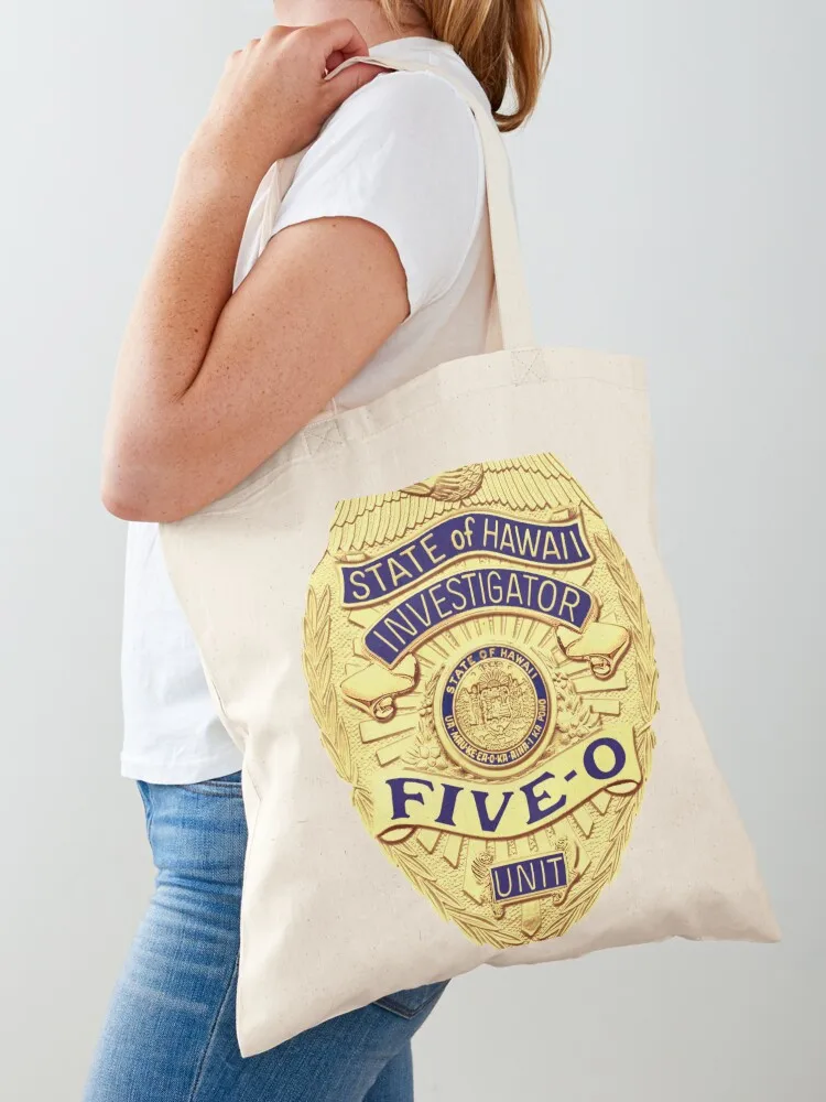 

Hawaii Five 0 Badge Tote Bag Candy bags the tote bag Canvas bag cute tote