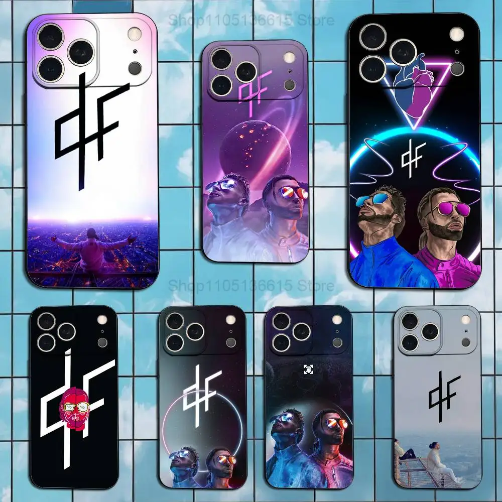 

Rapper P-PNL Q-QLF Cool Case For iPhone 17,16,15,14,13,12,11 Air,Plus,Pro Max,XS,X,XR,SE,Mini,8,7,Soft Silicone Black Cover