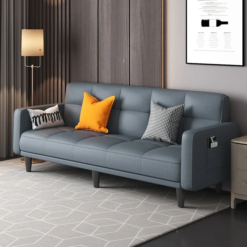 Sofa folding sofa bed Living room Bedroom Simple modern rental room Three-person dual-purpose small apartment