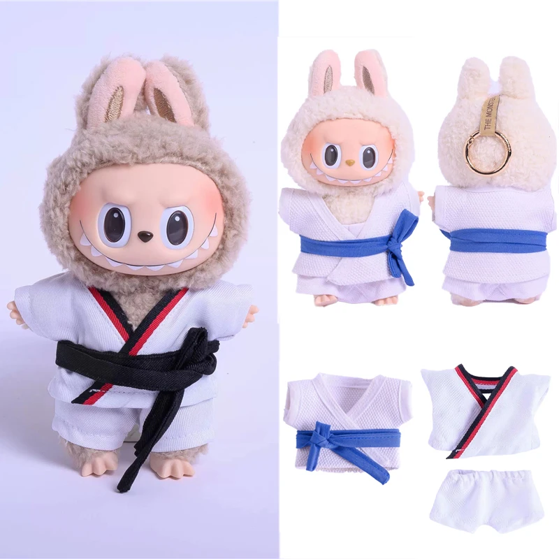

15 17 см для куклы Labubu, бразильский наряд для дзюдо, одежда для каратэ, униформа для тхэквондо, спортивный и досуговый костюм, аксессуары Ropa