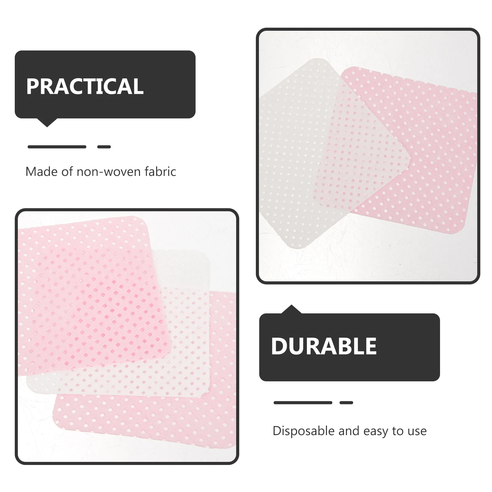 

Disposable Lint Free Wipes for Eyelash Extensions Nail Polish Remover Pads Smooth Lightweight Eyelash Extension Wipes