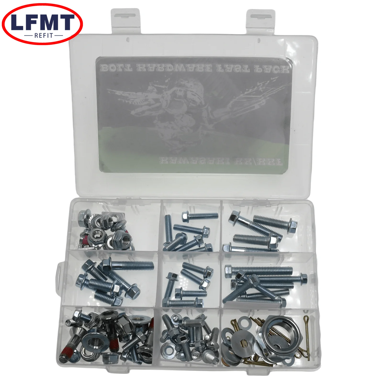 Obrázek 5: Motocyklů kapotáž blatník lodní šroub šroub souprava spojovací materiál sada pro kawasaki 80 85 100 125 250 450 KX KLX KX250 KX450 250f 450F 2003-2025