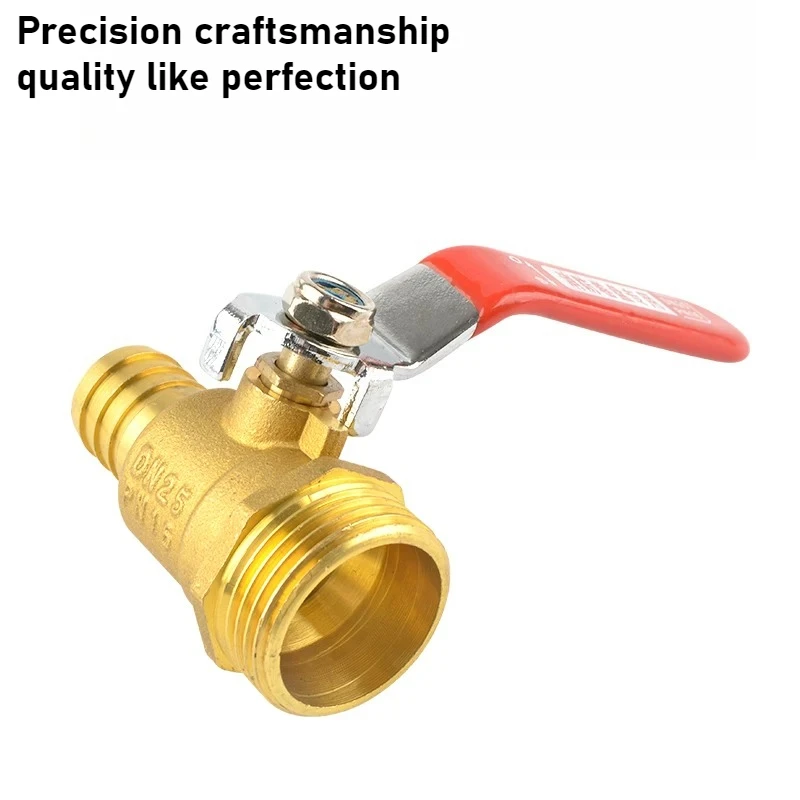 

Brass Small Ball Valve 1inch DN25 Female/Male Thread Brass Valve Connector Joint Copper Pipe Fitting Coupler Adapter