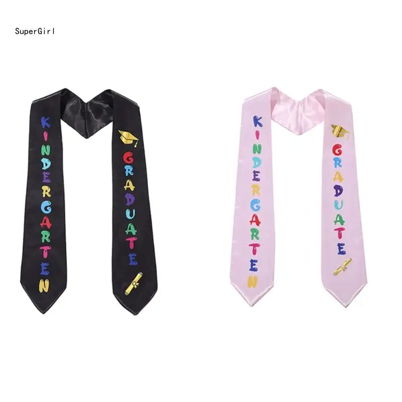 Kids Graduation Stole Sash Kindergarten Graduate Ceremony Graduation Stole Commencements Graduation Party Supplies