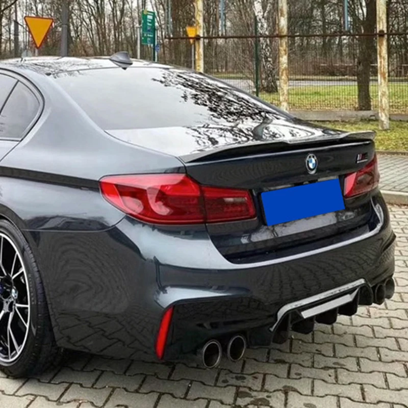 For BMW G30 F90 M5 M5+ 2017-2023 M Performance Pro Style Rear Trunk Roof Spoiler Lip Wing Body Kit Car Styling Accessories