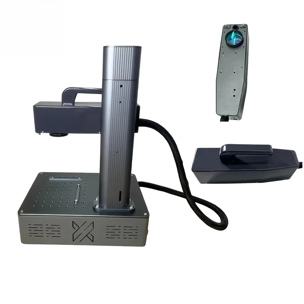 Fiber  Marker Lightweight Handheld 20W Easy Carry Field Marking Ship Parts Bridge Components Industry Production Lines
