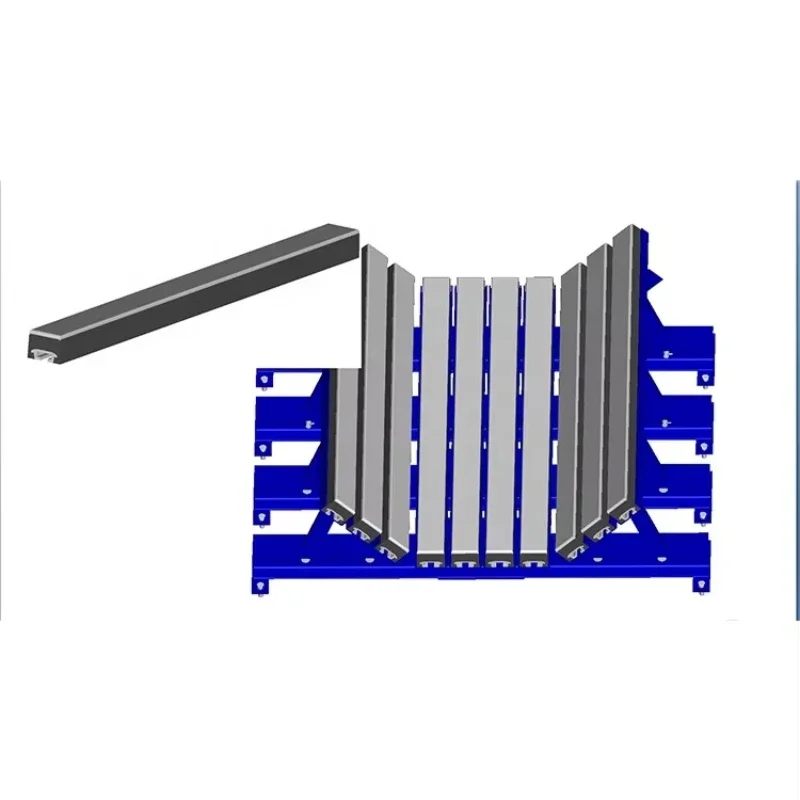 

Material handling equipment, spare parts impact bed rods