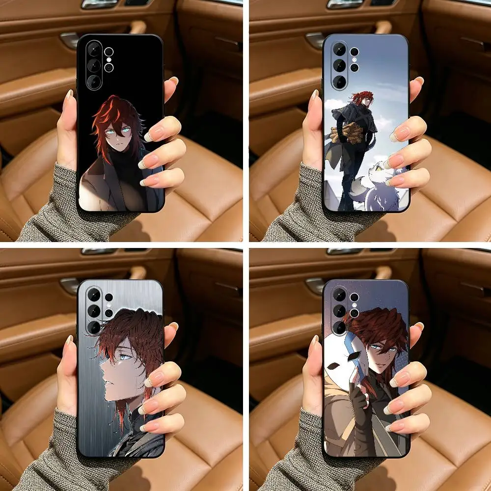 Beginning After End A-Arthur L-Leywin-AL Black Soft Silicone Phone Case for Samsung Ultra S25, S24, S21, S22, S23, S30, FE, Lite