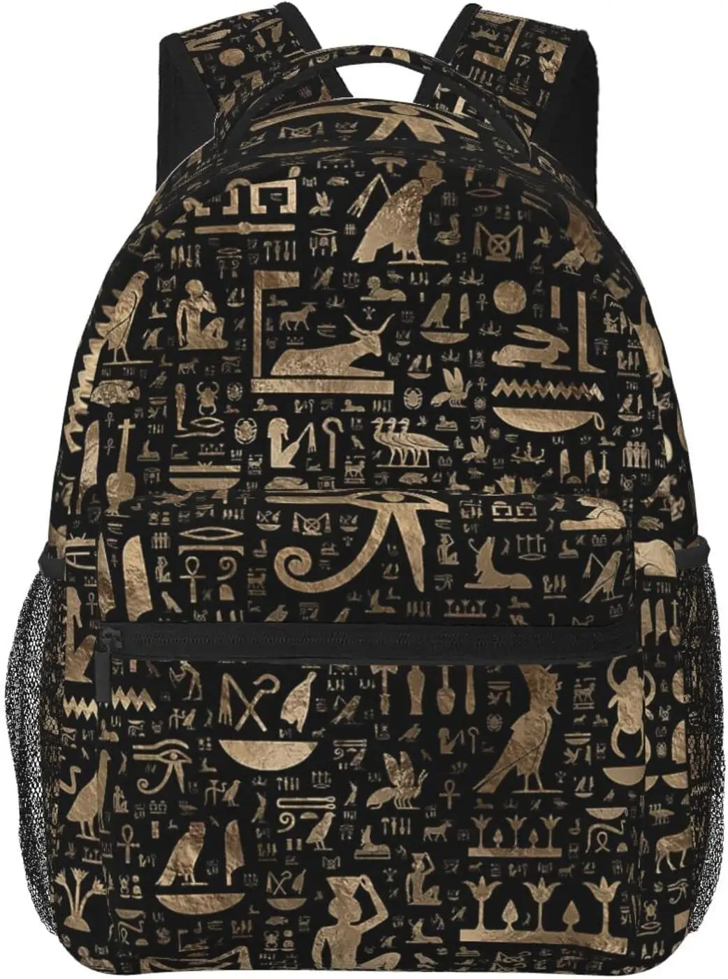 Ancient Egyptian Hieroglyphs Stylish Casual Backpack Purse Laptop Backpacks Pockets Computer Daypack For Work Business Travel