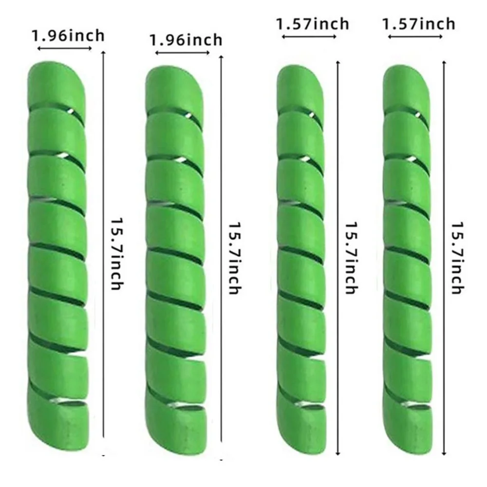 

Corrugated Tree Trunk Protector Spiral Scalable Wrap Tree Bark Protector Tube Flexible Animal Chew Protection Cover