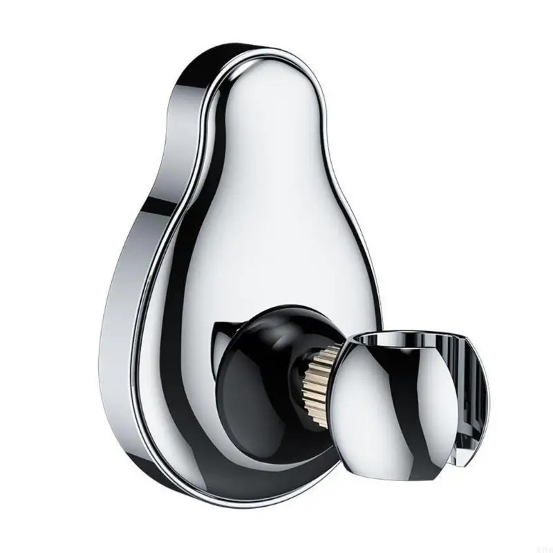 

No Hole Required Metal Shower Mount Featuring Strong Suction Cup Adhesive for Easy Damage Easy Wall Install on Tiles M4YD