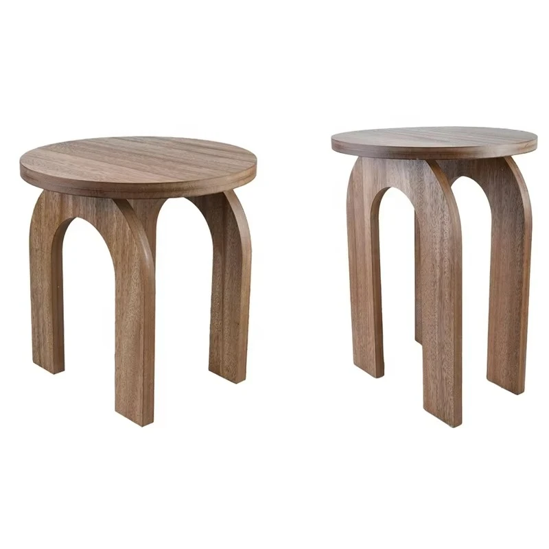 

Solid wood home practical natural wood simple creative side table