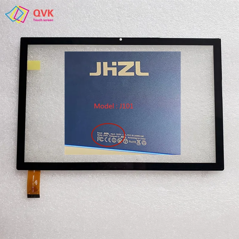 Black New 10.1 Inch For JHZL J101 Tablet Capacitive Touch Screen Digitizer Sensor External Glass Panel WW403-101-V0 FPC