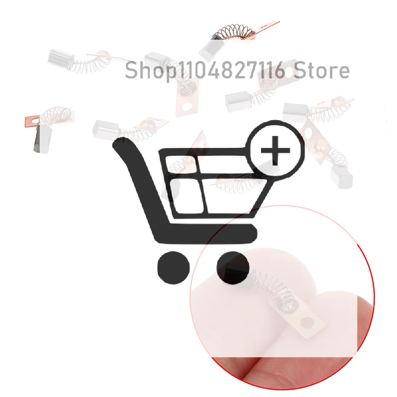 

10pcs Electric Motor Carbon Brushes Replace Dental Grinding Machine Micromotor Handpiece 3X3X4.5MM