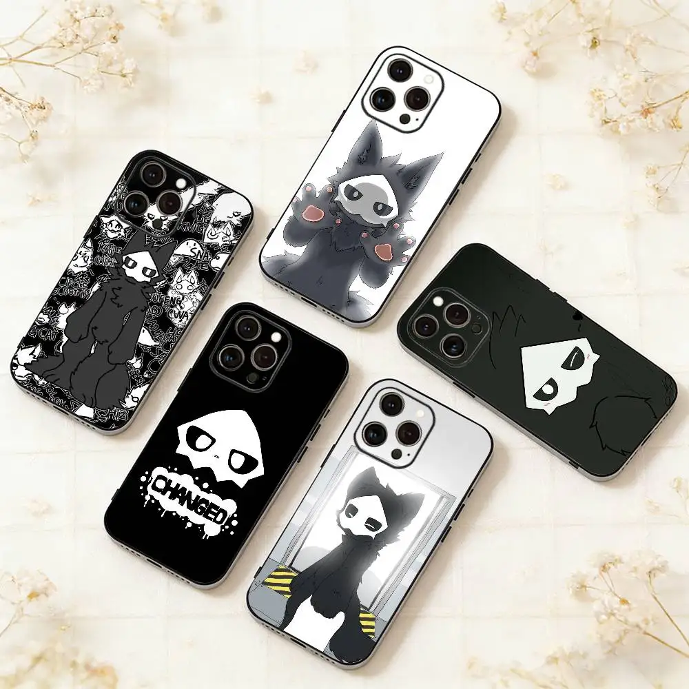 

Furry Art P-Puro C-Changed Phone Case For iPhone 17,16,15,14,13,12,11 Plus,Pro Max,XS,Soft Silicone Black Cover