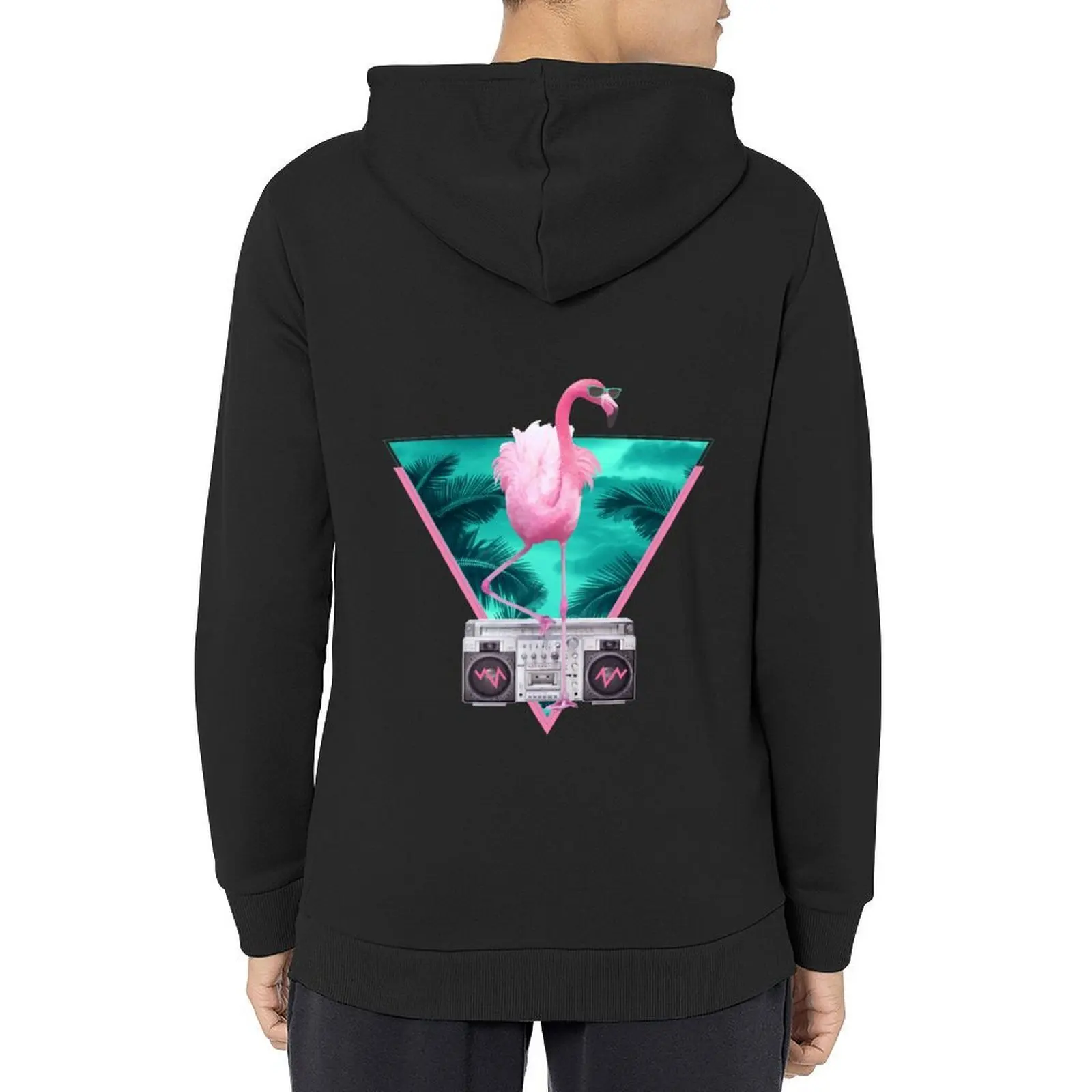 

Miami flamingo Hoodie autumn clothes anime clothes mens clothing men wear new hoodies and sweatshirts