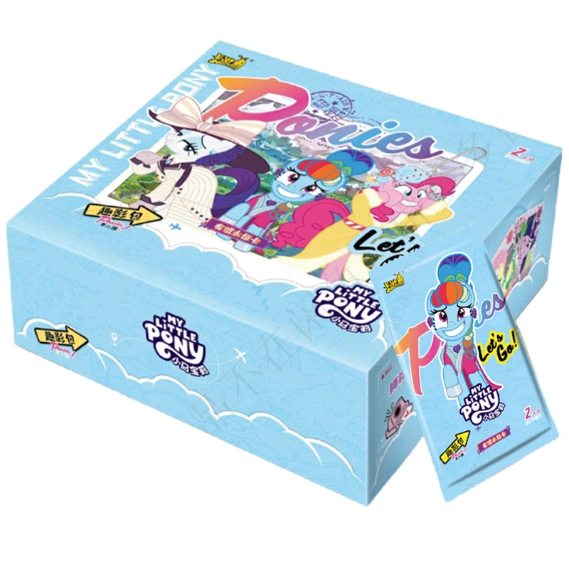Echte KAYOU My Little Pony Card Rainbow Bag 2-5e editie Xr Card Blind Box Perifere collectie Zeldzame kaart Meisjescadeau