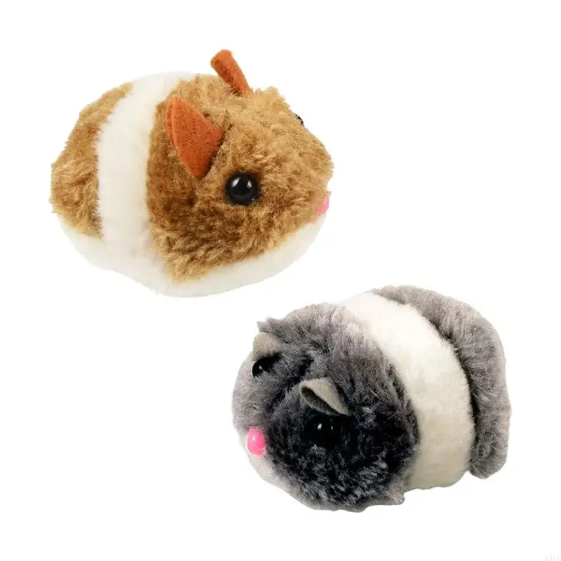 E06B ของเล่นแมวอินเทอร์แอคทีฟหนูที่เคลื่อนไหวจับได้ของเล่นสำหรับลูกแมวในร่ม