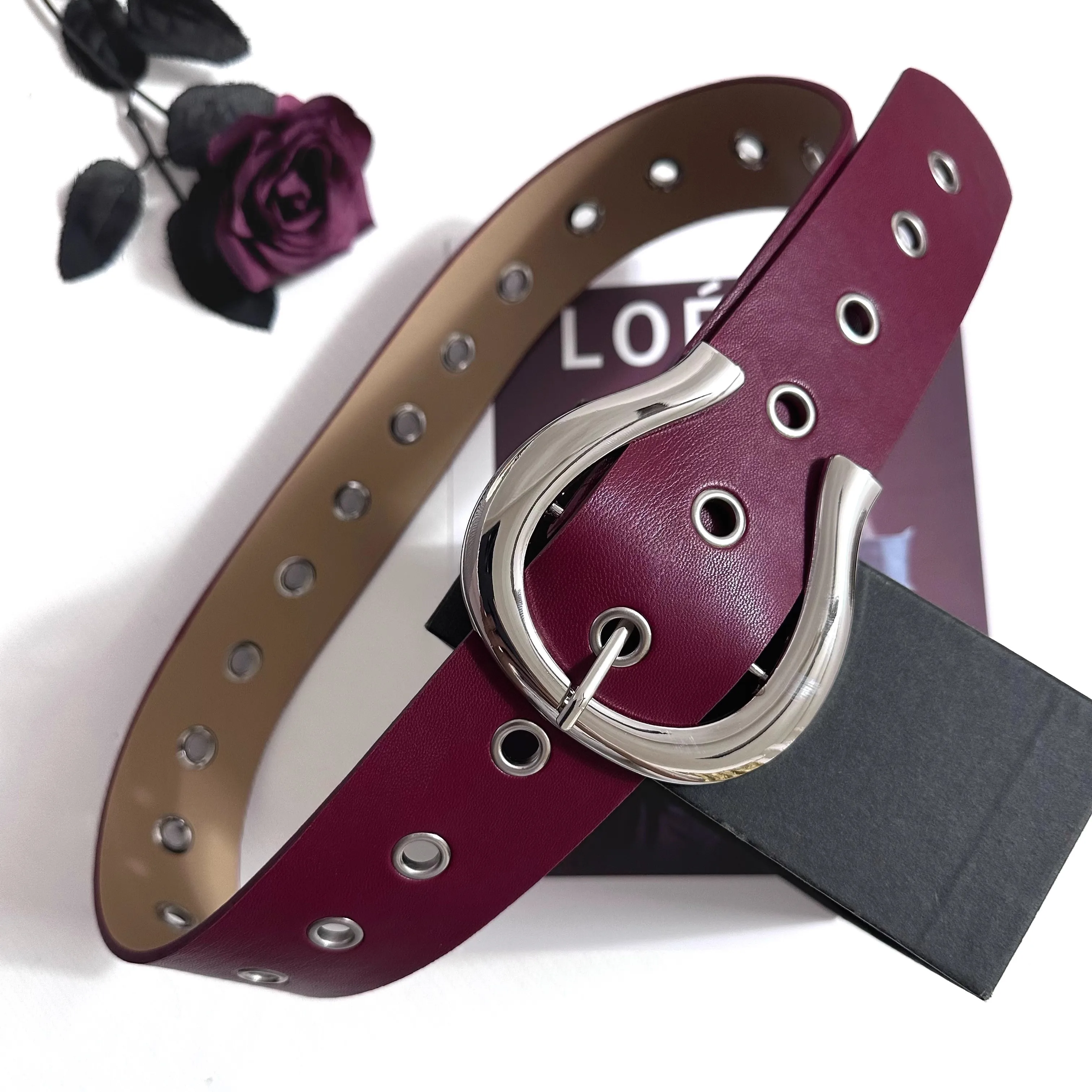 ผู้หญิง Vintage Hollow Out PU หนังรัดตัวหญิง Cummerbund Coat เข็มขัดชุด Decration เข็มขัดกว้าง J1464