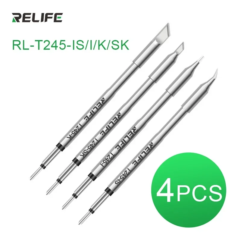 

RELIFE C245 K/IS/I/SK Soldering Iron Tips Lead Free Heating Core Compatible JBC Sugon GVM Aifen Aixun soldering station Handle