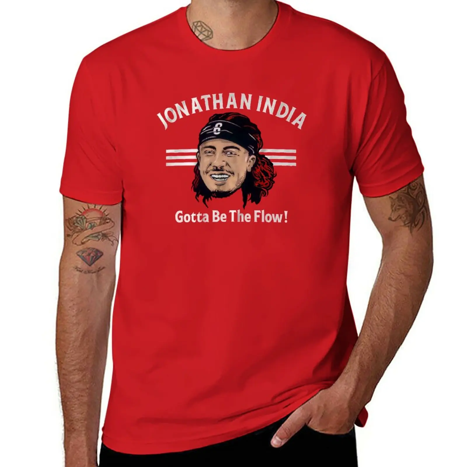 Jonathan India gotta be the flow T-Shirt plain Blouse boys whites mens funny t shirts