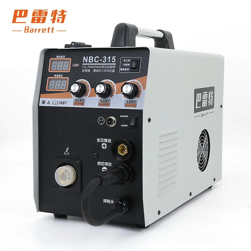 Barret MIG-315/350/500 220V/350V Mig Mma Lift Tig 3 In 1 Portable Welding Machine Integrity No Gas Igbt Inverter Welder