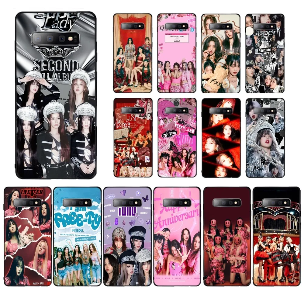 KPOP G-(G)I-DLE G-gidle Phone Case For Samsung S 9 10 20 21 22 23 30 23 24 Plus Lite Ultra FE S10lite Fundas