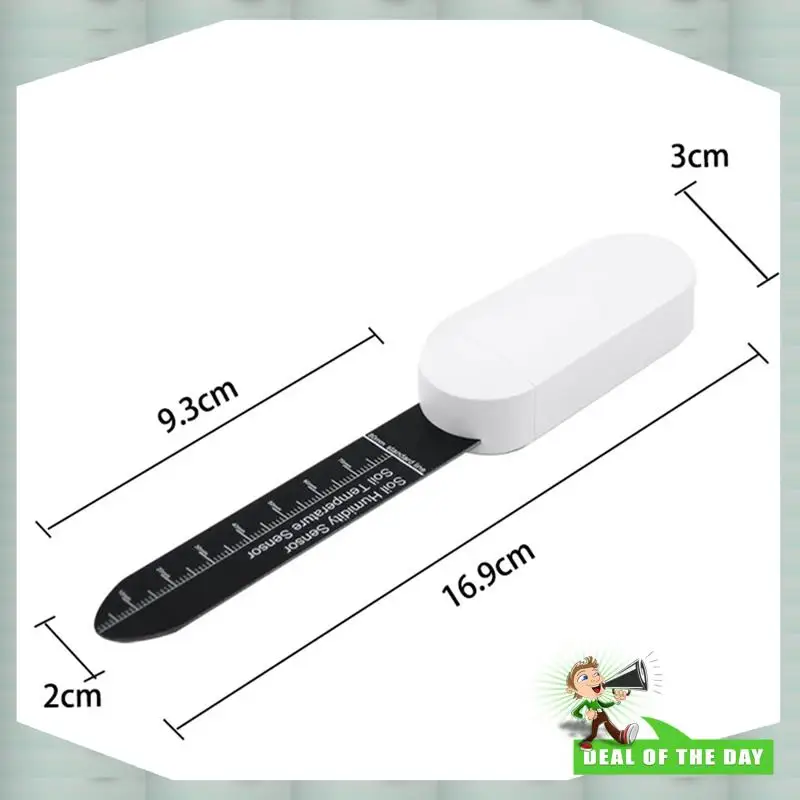24-Hour Delivery 2Pcs Zigbee Smart Soil Tester Temperature Meter Moisture Humidity Sensor Real-Time Monitoring Plant Monitor Det