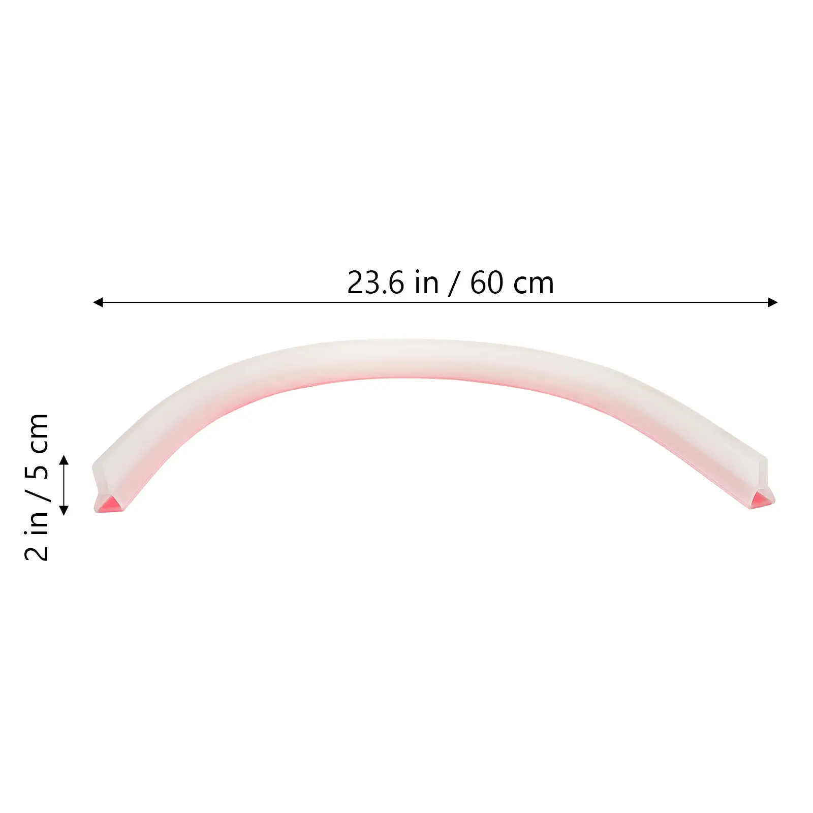 Shower Water Dam Premium Silicone Water Retaining Strip Bathroom Dry Wet Separation Bendable Sealing Shower Door Stopper Barrier