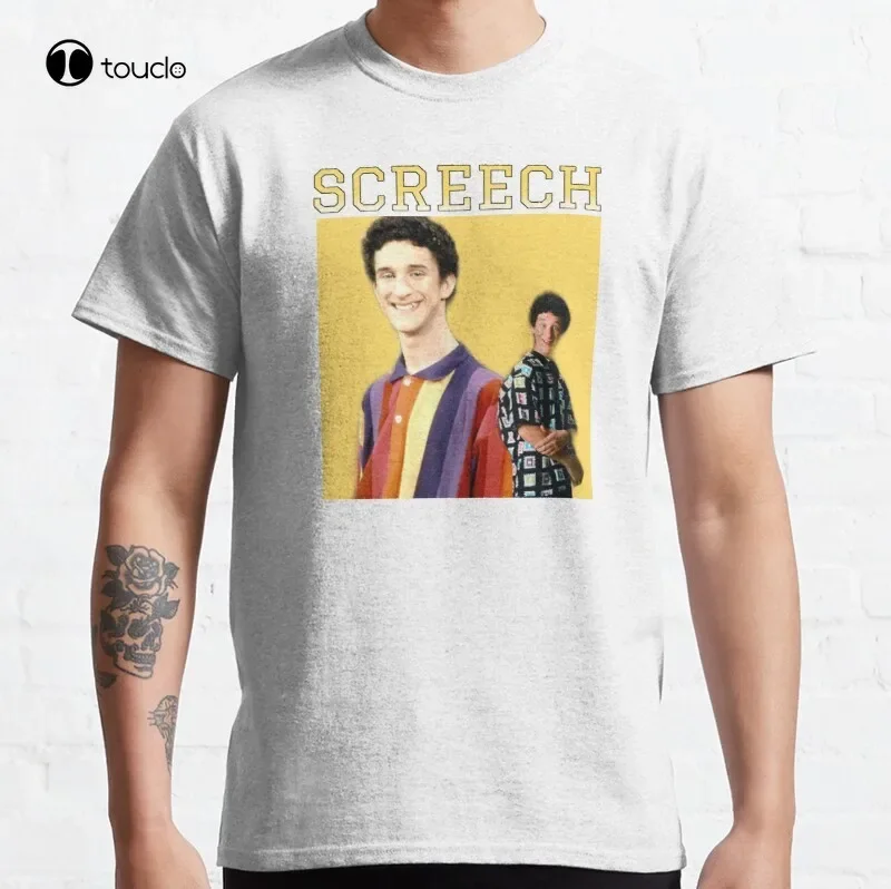 Screech Classic T-Shirt Cotton Tee Shirt Unisex Custom Aldult Teen Unisex Digital Printing Tee Shirts Fashion Tshirt Summer