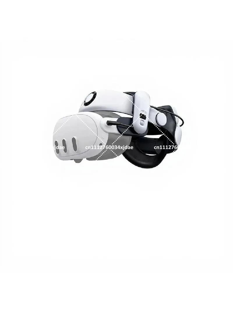 VR Head Strap with 10000mAh Battery, Enhanced Support for Quest 3/3S, Comfortable Head Air Conditioning Accessories