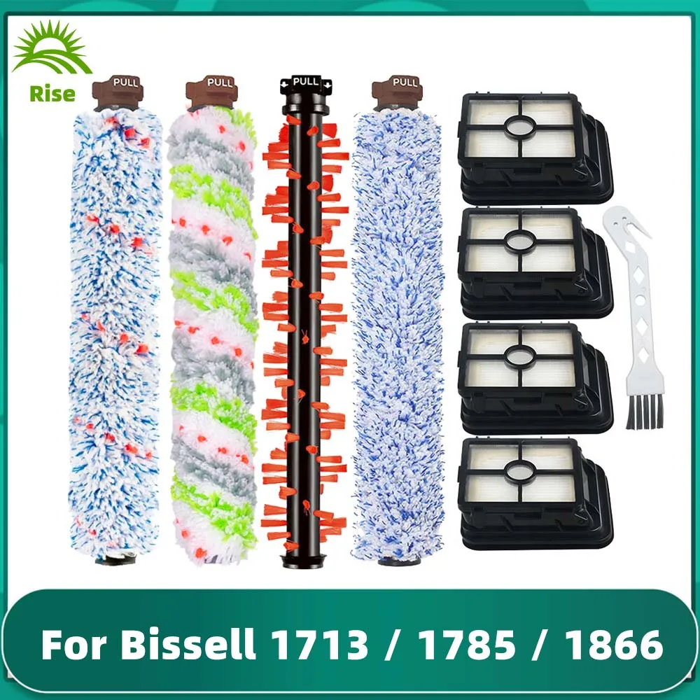 Compatible For Bissell Crosswave 1713 Pet Pro / 2224E / 2582E / 1866 / 1868 / 1934 / 1926 Filter Brush Roller Spare Part