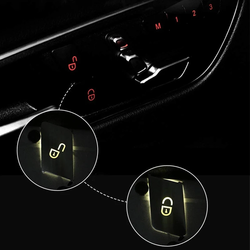 Steering Wheel Button Switch Cover&Door Seat Memory Lock Buttons Cover For Benz A B C E Ml Gl Cla Gla Glk Sl Slk Class