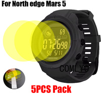 5Pcs For NORTH EDGE MARS 5 Screen Protector Smart Watch Soft Film TPU Hydrogel Unthin HD Anti-Scratch Films