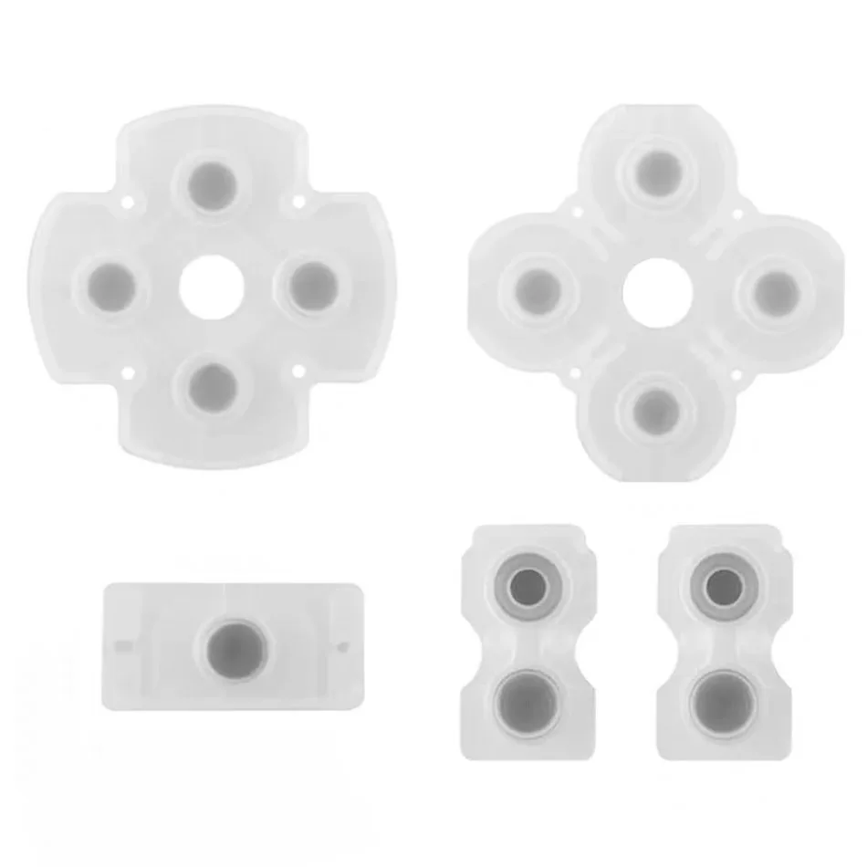 

For PS4 Controller Conductive Silicone Buttons Rubber Pads For PS4 Gamepad Conduct Mats For PS4 Joystick Replacement Parts