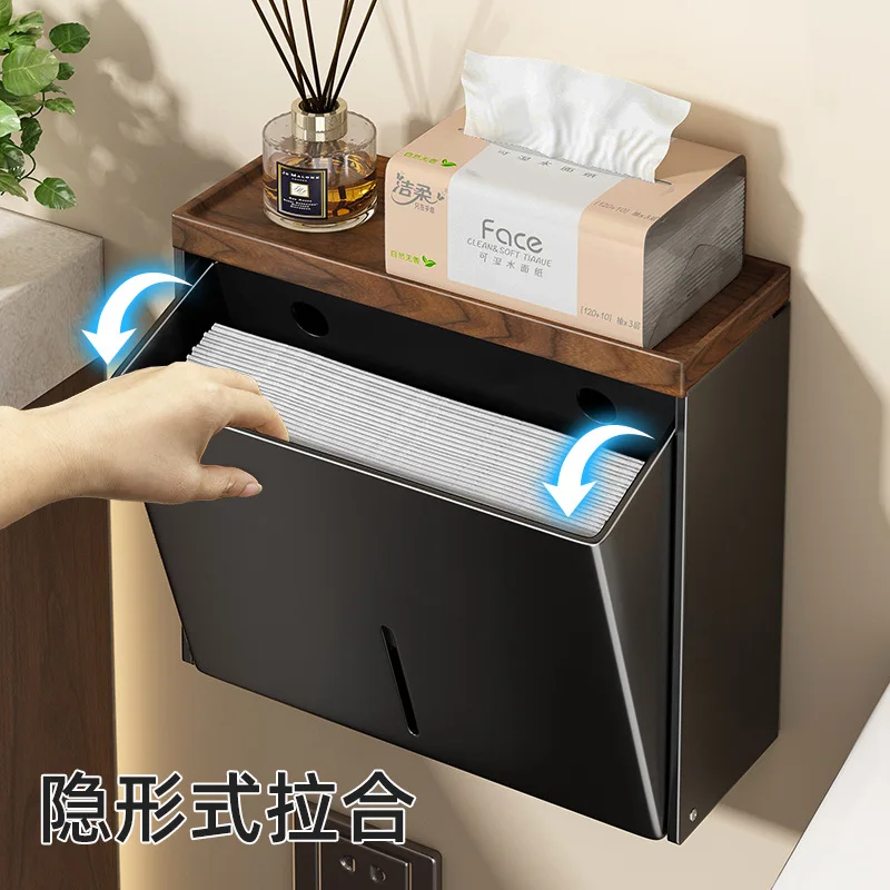 Light Luxury Tissue Box Home Desktop Premium Napkin Storage Box Living Room Bathroom Bedroom Car Spring Paper Box