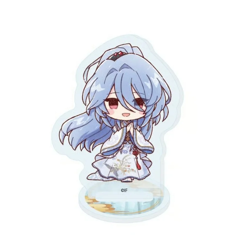 Anime Game Matsurika no Kei: Tenmei in Iden 10CM Acrylic Stand Figure Keychain Matsurika,Kuya,Keisai,Enba Bookshelf Decoration
