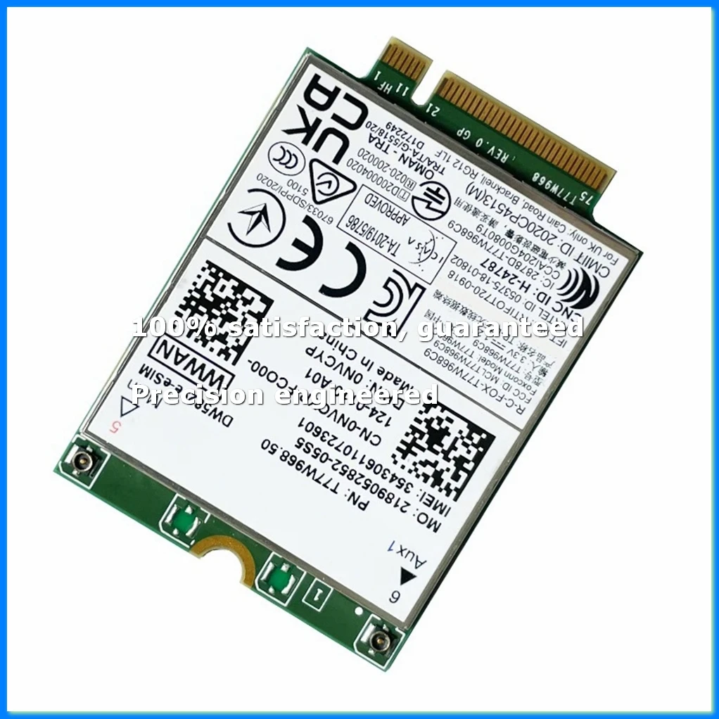 T77W968.50 DW5829e-ESIM M.2 4G Modem Module Cat9 450Mbps TDD-LTE 4G Module for 7320 7330 7520 7530 7430 Laptop-DTA9