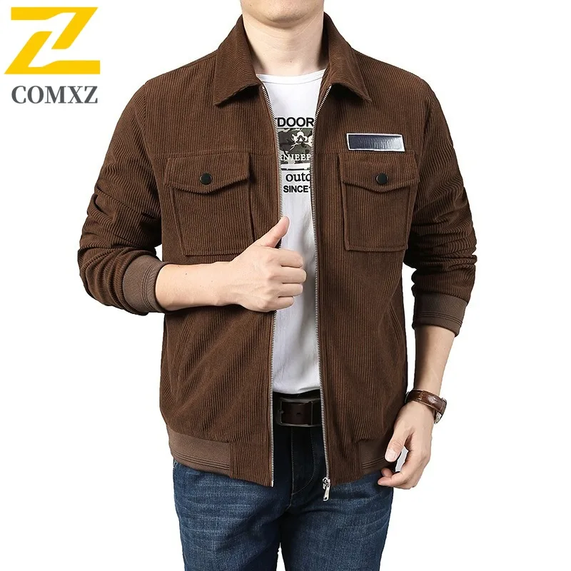 

Men's Jacket 2025 Business Casual Stylish Golf Windbreaker Coat Lightweight Outdoor Work Travel Breathable Autumn Slim Fit Coats