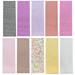 Self Adhesive Rhinestone Crystal Stickers for DIY Handmade Nail Accessories Bags And Shoes Decoration Family Party Supplies