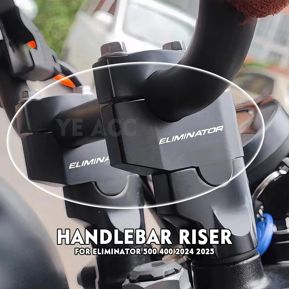 Accesorios CNC para Motocicleta, Elevador de Manillar, Soporte de Desplazamiento Trasero, Compatible con Kawasaki Eliminator 500, Eliminator 400, Eliminator 400 500 2024