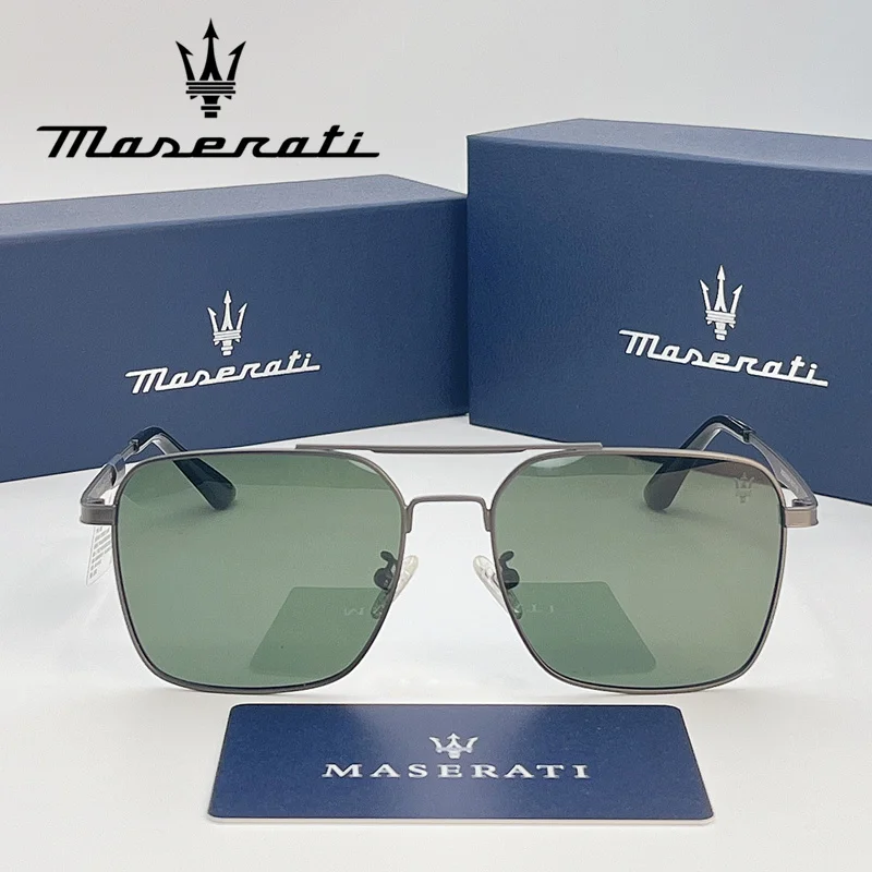 MASERATI Car High End Glasses For Maserati Ghibli Quattroporte GranCabrio Levante Grecale GranTurismo UV400 Driver Sunglasses