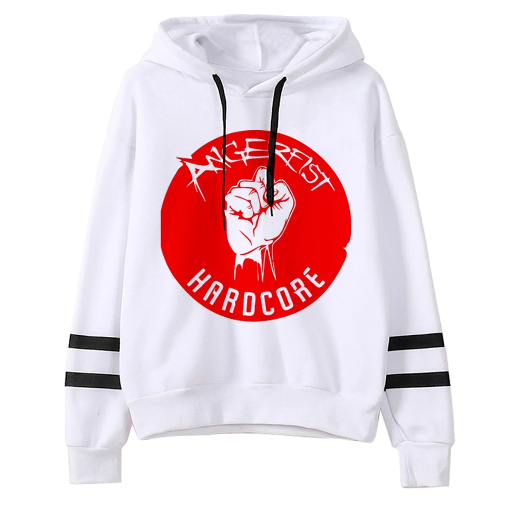 Angerfist hoodies women 90s vintage sweat y2k pulls sweatshirts female harajuku clothing