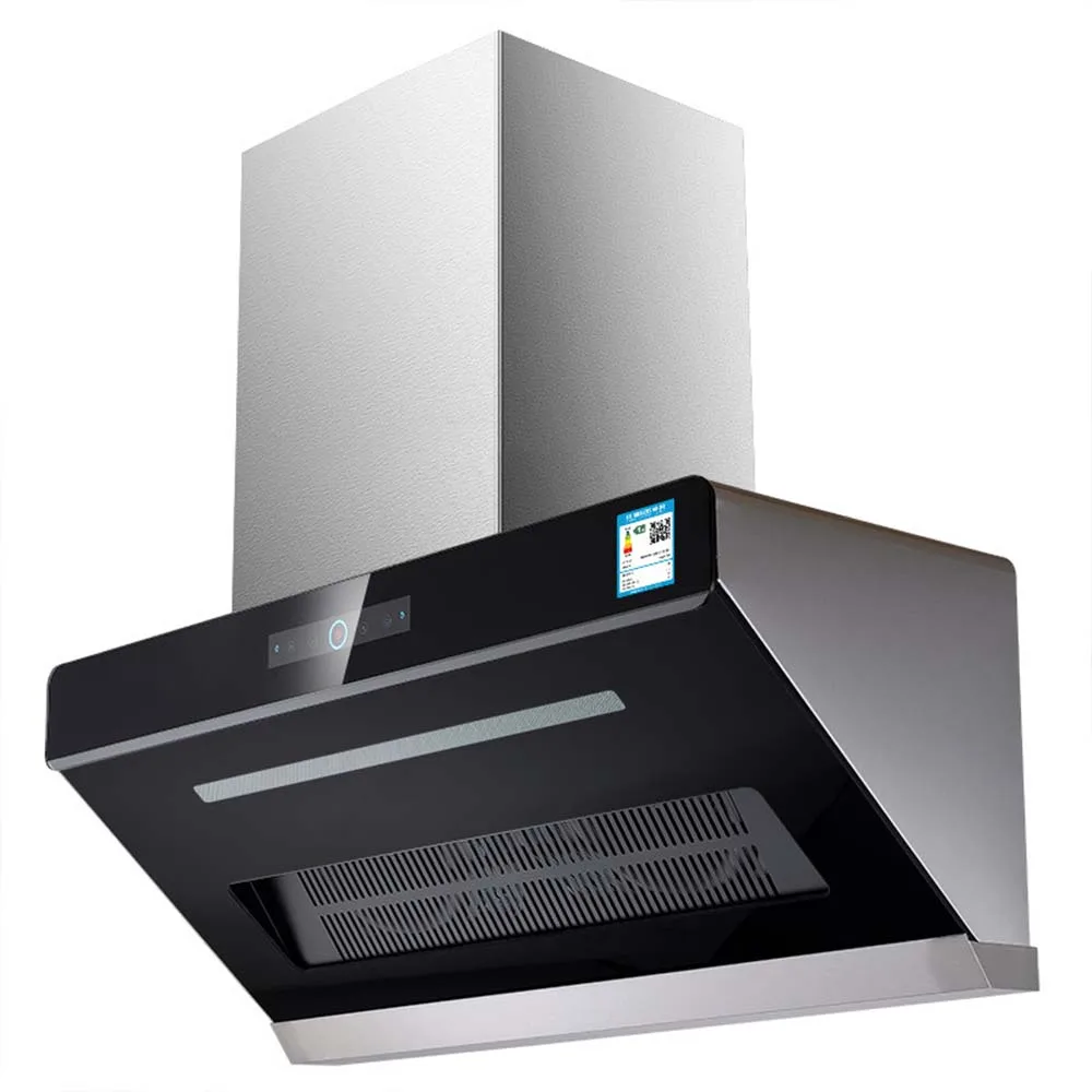 900MM Double Motor Kitchen Hood Side Suction Automatic Exaustores De Cozinha Hot Cleaning Campana Cocina Extractora