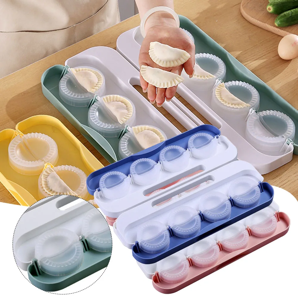 DIY Dumpling Maker 8-Grid Press Ravioli Dough Pastry Pie Dumpling Maker Gyoza Mold Mould Tool Easy Eco Friendly Dumpling Mould