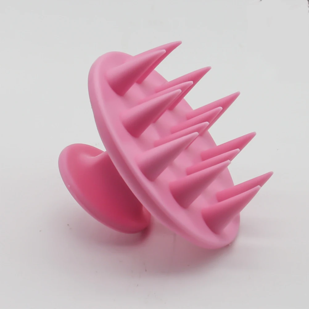 

1pc Scalp Massager For Washing Shower Bath Tool Exfoliating Hair Care Spa Therapy Daily Use Blood Circulation Enhancer Flaking