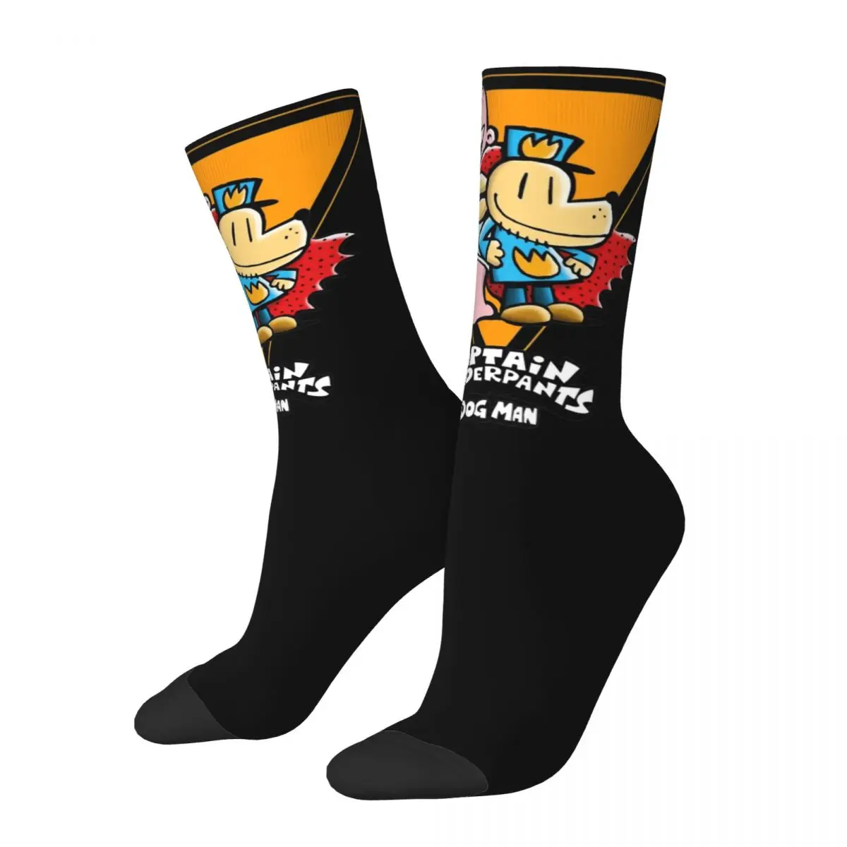 

Casual Men's Women's Captain Underpants And Dog Man Theme Socks Funny Cartoon Product Basketball Socks Super Soft Best Gifts