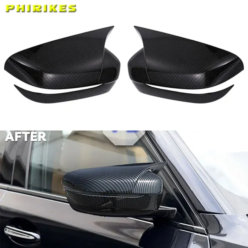 

Накладки на боковые зеркала заднего вида для BMW 4, 5, 7, 8 серий G11 G12 G14 G15 G16 G22 G23 G24 G30 G31 G38, ABS, глянцевый черный цвет