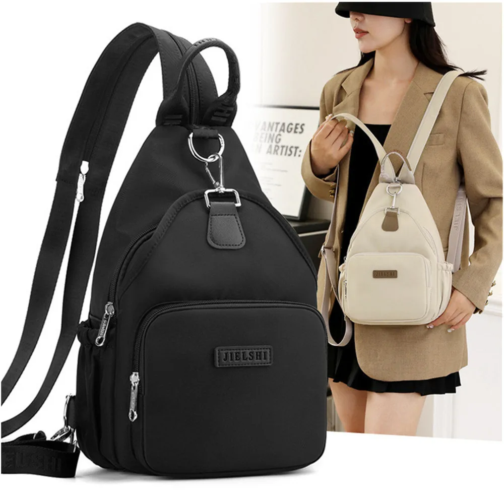 New Small Backpack for Women Girls Travel Large Capacity Rucksack Shoulder Chest Bag Casual Fashion Daypack